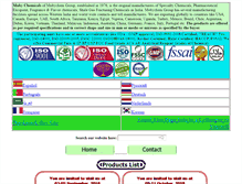 Tablet Screenshot of mubychem.com